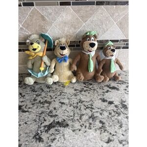 Yogi/Cindy/Boo Boo bear Plush  Hanna Barbera Classic Cartoon Characters lot of 4